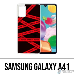 Custodia Samsung Galaxy A41 - Avviso di pericolo