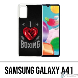 Samsung Galaxy A41 case - I Love Boxing