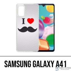 Coque Samsung Galaxy A41 - I Love Moustache