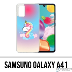 Custodia per Samsung Galaxy A41 - Unicorno nuvola