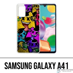 Coque Samsung Galaxy A41 - Manettes Jeux Video Monstres