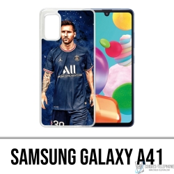 Funda Samsung Galaxy A41 - Messi PSG Paris Splash