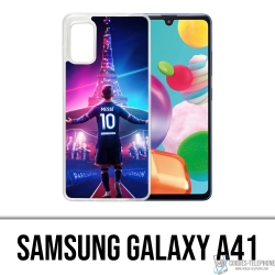 Samsung Galaxy A41 case - Messi PSG Paris Eiffel Tower