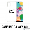 Coque Samsung Galaxy A41 - Nike Just Do It Blanc