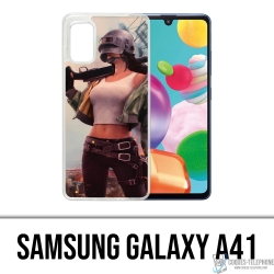 Cover Samsung Galaxy A41 - Ragazza PUBG