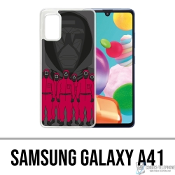 Cover Samsung Galaxy A41 - Agente dei cartoni animati del gioco del calamaro