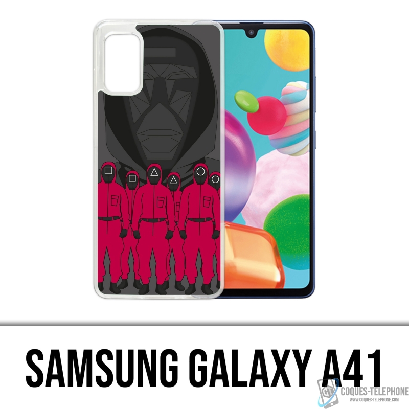 Samsung Galaxy A41 case - Squid Game Cartoon Agent