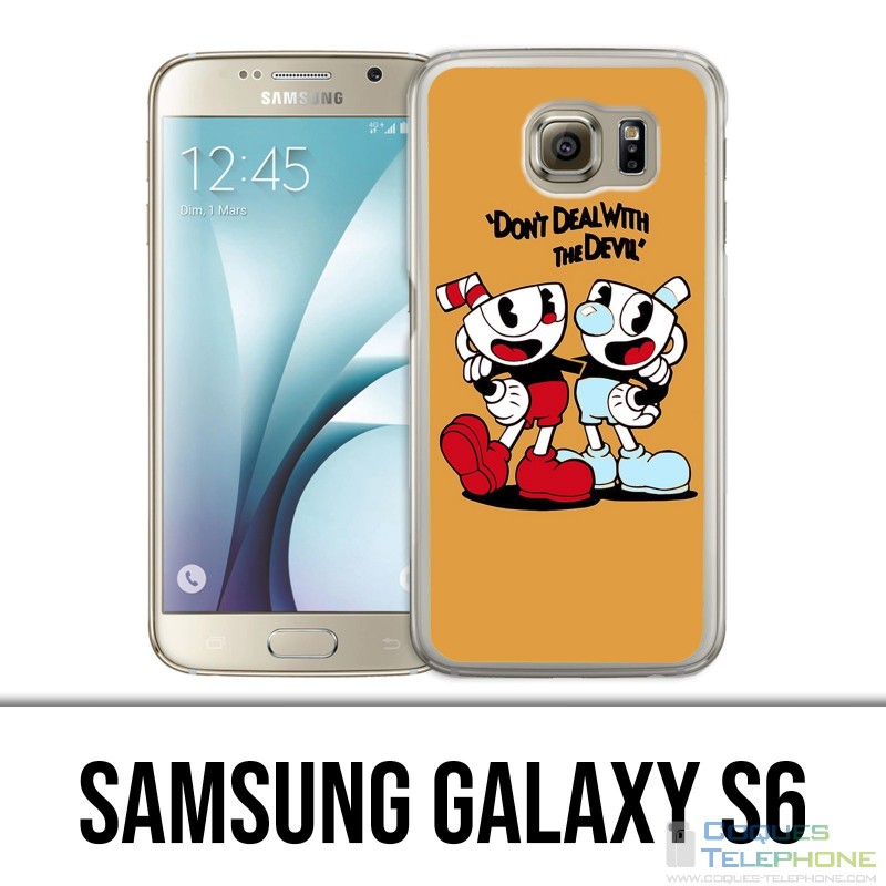 Samsung Galaxy S6 Hülle - Cuphead