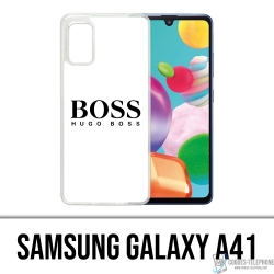 Custodia per Samsung Galaxy A41 - Hugo Boss bianca
