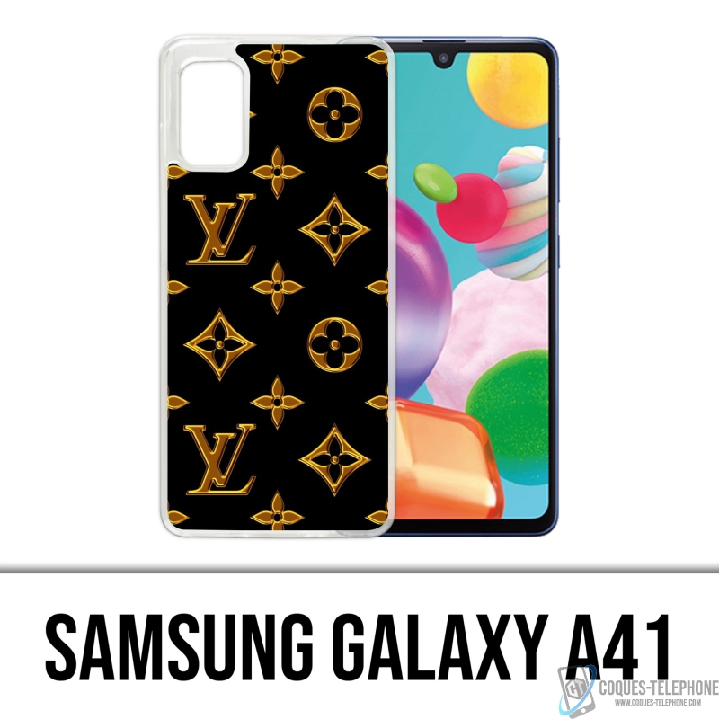 Funda Samsung Galaxy A41 - Louis Vuitton Gold