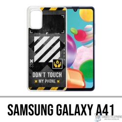 Custodia per Samsung Galaxy A41 - Bianco sporco con Touch Phone incluso