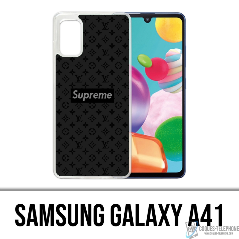 Custodia Samsung Galaxy A41 - Supreme Vuitton Nera