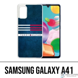 Custodia per Samsung Galaxy A41 - Righe Tommy Hilfiger