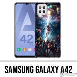 Funda Samsung Galaxy A42 - Vengadores Vs Thanos