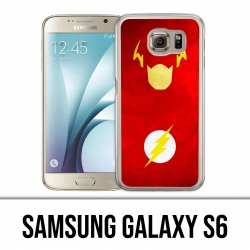 Samsung Galaxy S6 Hülle - Dc Comics Flash Art Design