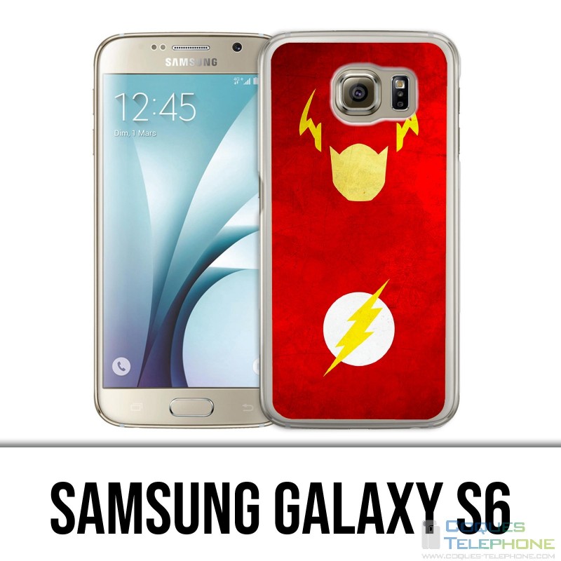 Samsung Galaxy S6 Case - Dc Comics Flash Art Design