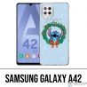 Funda Samsung Galaxy A42 - Stitch Merry Christmas