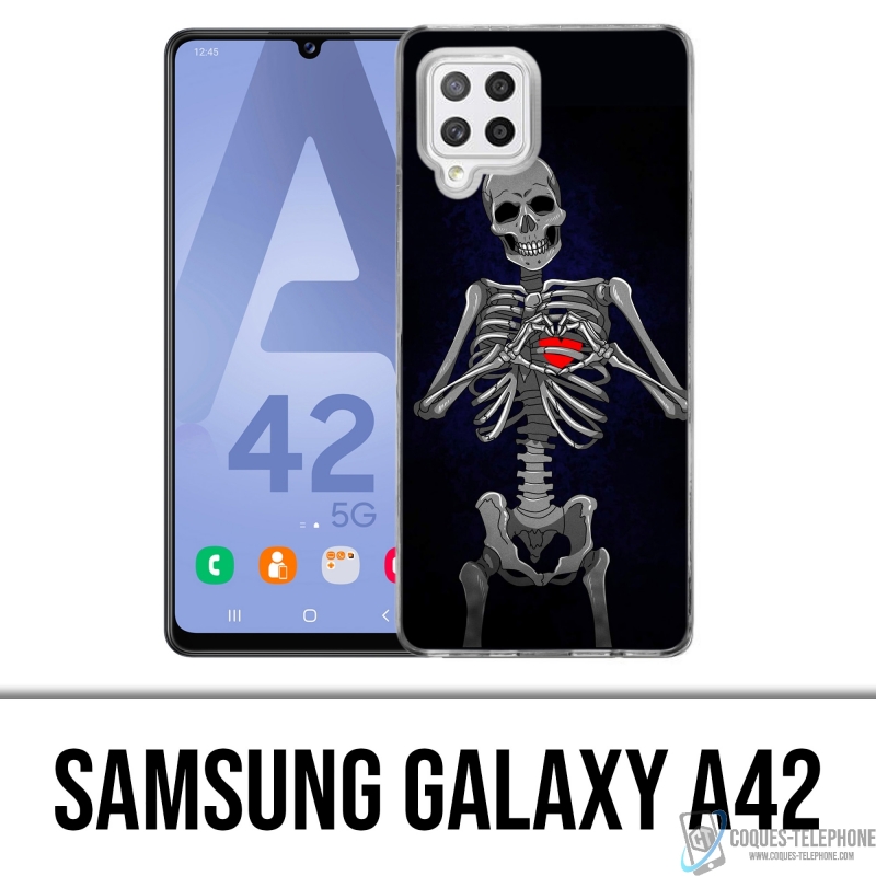 Samsung Galaxy A42 Case - Skeleton Heart