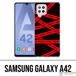 Custodia Samsung Galaxy A42 - Avviso di pericolo