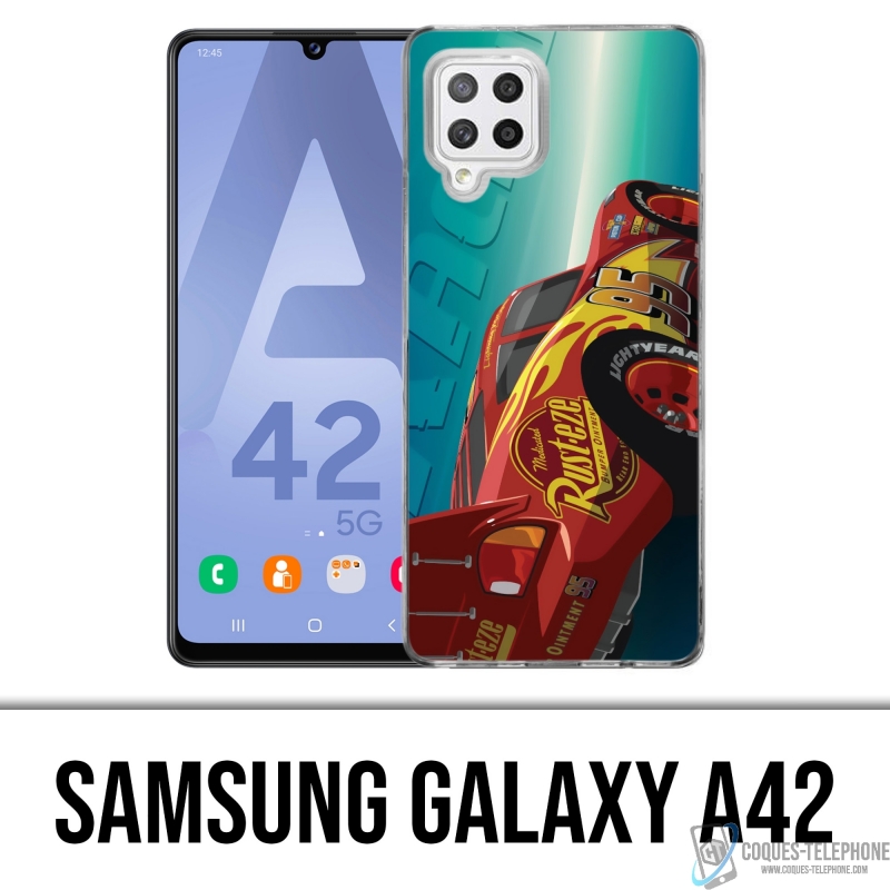 Funda Samsung Galaxy A42 - Velocidad de Cars de Disney