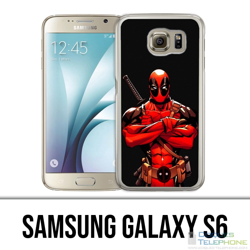 Samsung Galaxy S6 Hülle - Deadpool Bd