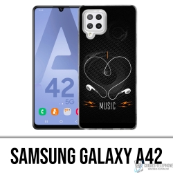 Cover Samsung Galaxy A42 - Amo la musica