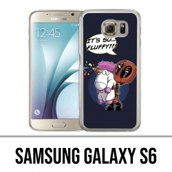 Carcasa Samsung Galaxy S6 - Deadpool Fluffy Unicorn