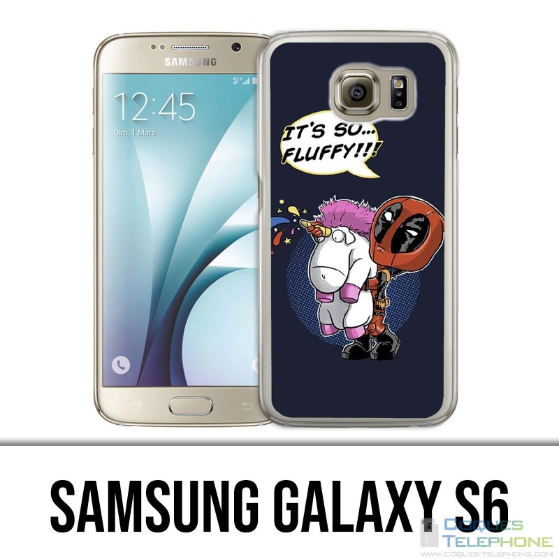Custodia Samsung Galaxy S6 - Deadpool Fluffy Unicorn