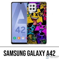 Coque Samsung Galaxy A42 - Manettes Jeux Video Monstres