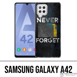 Samsung Galaxy A42 Case - Nie vergessen