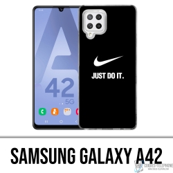 Samsung Galaxy A42 Case - Nike Just Do It Schwarz