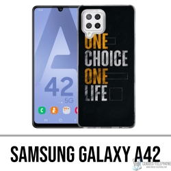 Custodia per Samsung Galaxy A42 - Una scelta di vita