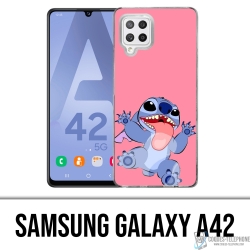 Coque Samsung Galaxy A42 - Stitch Langue