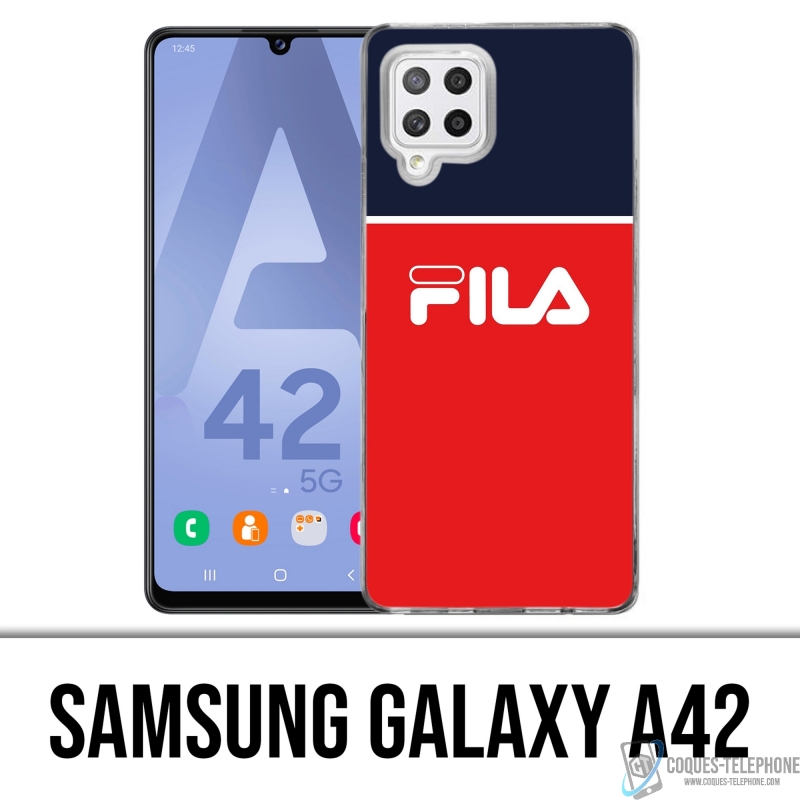 Custodia per Samsung Galaxy A42 - Fila Blu Rosso