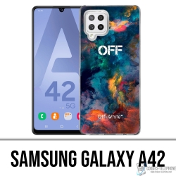 Samsung Galaxy A42 Case - Off White Color Cloud