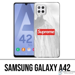 Samsung Galaxy A42 Case - Supreme White Mountain