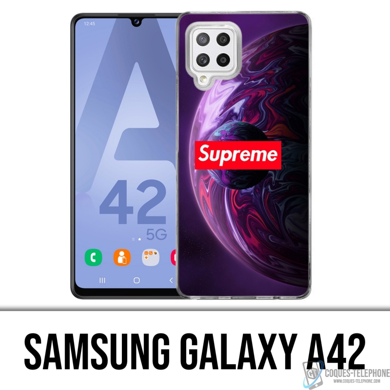Samsung Galaxy A42 Case - Supreme Planet Purple