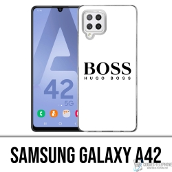 Samsung Galaxy A42 Case - Hugo Boss Weiß