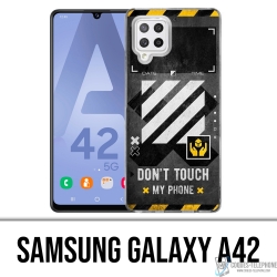 Funda para Samsung Galaxy A42 - Blanco roto, incluye teléfono táctil