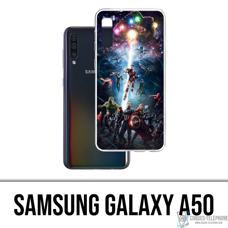 Custodia per Samsung Galaxy A50 - Avengers contro Thanos