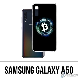 Custodia per Samsung Galaxy A50 - Logo Bitcoin