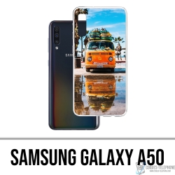 Coque Samsung Galaxy A50 - Combi VW Plage Surf