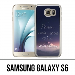 Coque Samsung Galaxy S6 - Disney Citation Pense Crois Reve