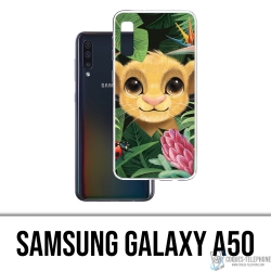 Samsung Galaxy A50 Case - Disney Simba Baby Leaves