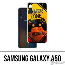 Samsung Galaxy A50 Case - Gamer Zone Warnung