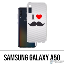 Samsung Galaxy A50 Case - Ich liebe Schnurrbart