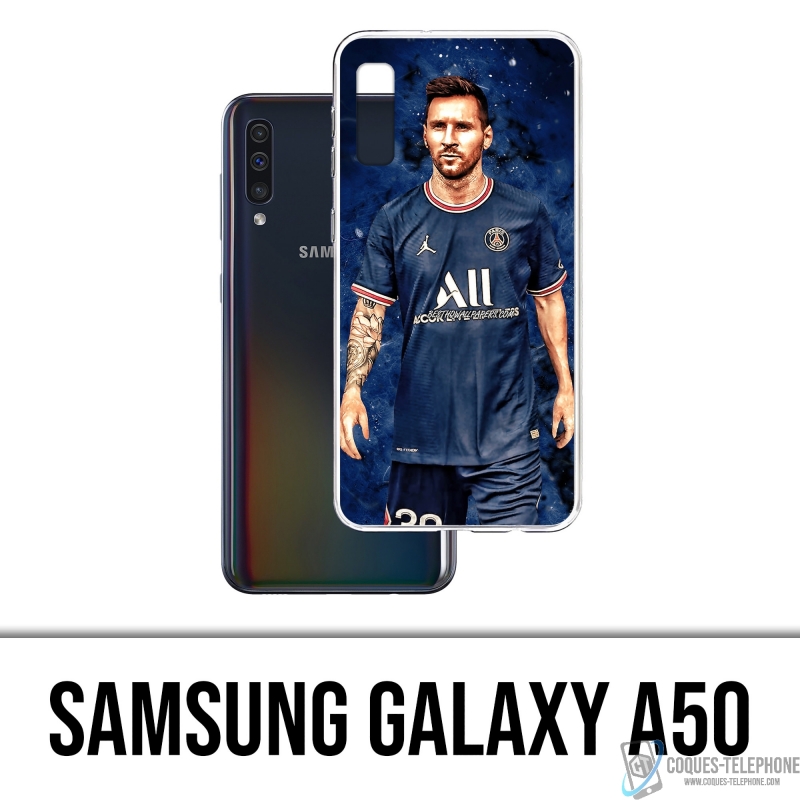 Funda Samsung Galaxy A50 - Messi PSG Paris Splash