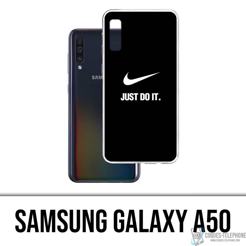 Samsung Galaxy A50 Case - Nike Just Do It Schwarz