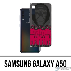 Funda Samsung Galaxy A50 - Agente de dibujos animados de Squid Game