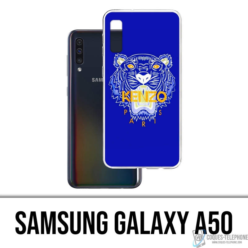 Coque Samsung Galaxy A50 - Kenzo Tigre Bleu